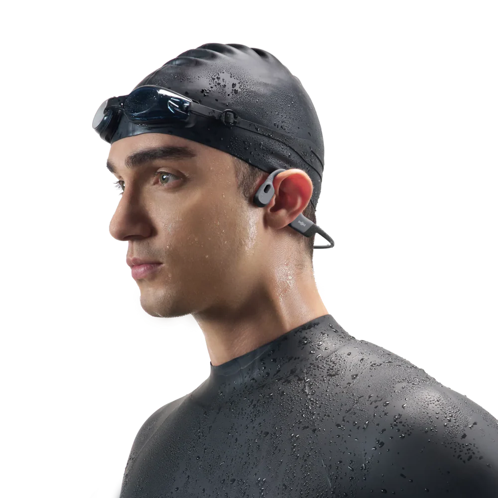Навушники Shokz OpenSwim Pro Open-Ear Bone Conduction Swimming Headphones - Grey (S710-ST-GY)