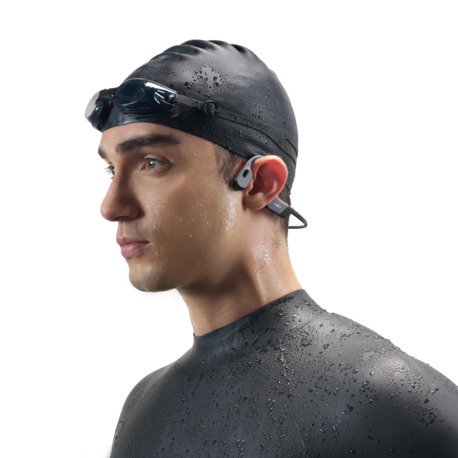 Навушники Shokz OpenSwim Pro Open-Ear Bone Conduction Swimming Headphones - Grey (S710-ST-GY)