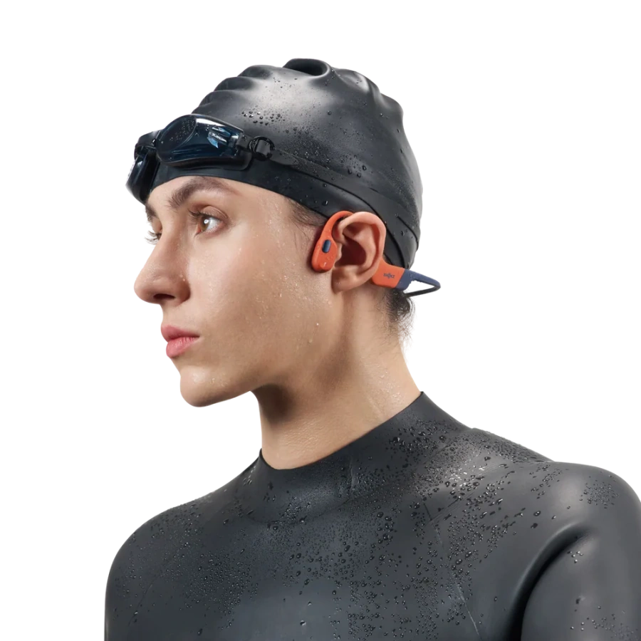 Наушники Shokz OpenSwim Pro Open-Ear Bone Conduction Swimming Headphones - Red (S710-ST-RD)