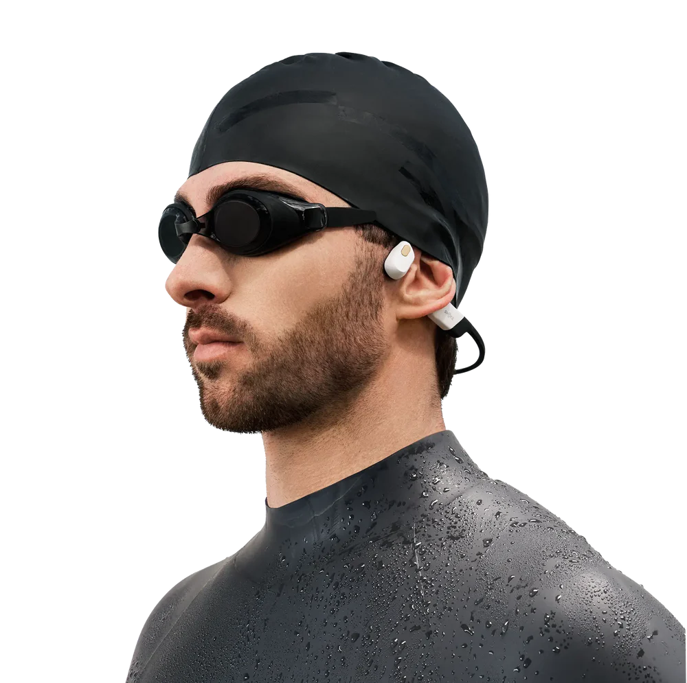 Наушники Shokz OpenSwim Pro Open-Ear Bone Conduction Swimming Headphones - White (S710-ST-WT)