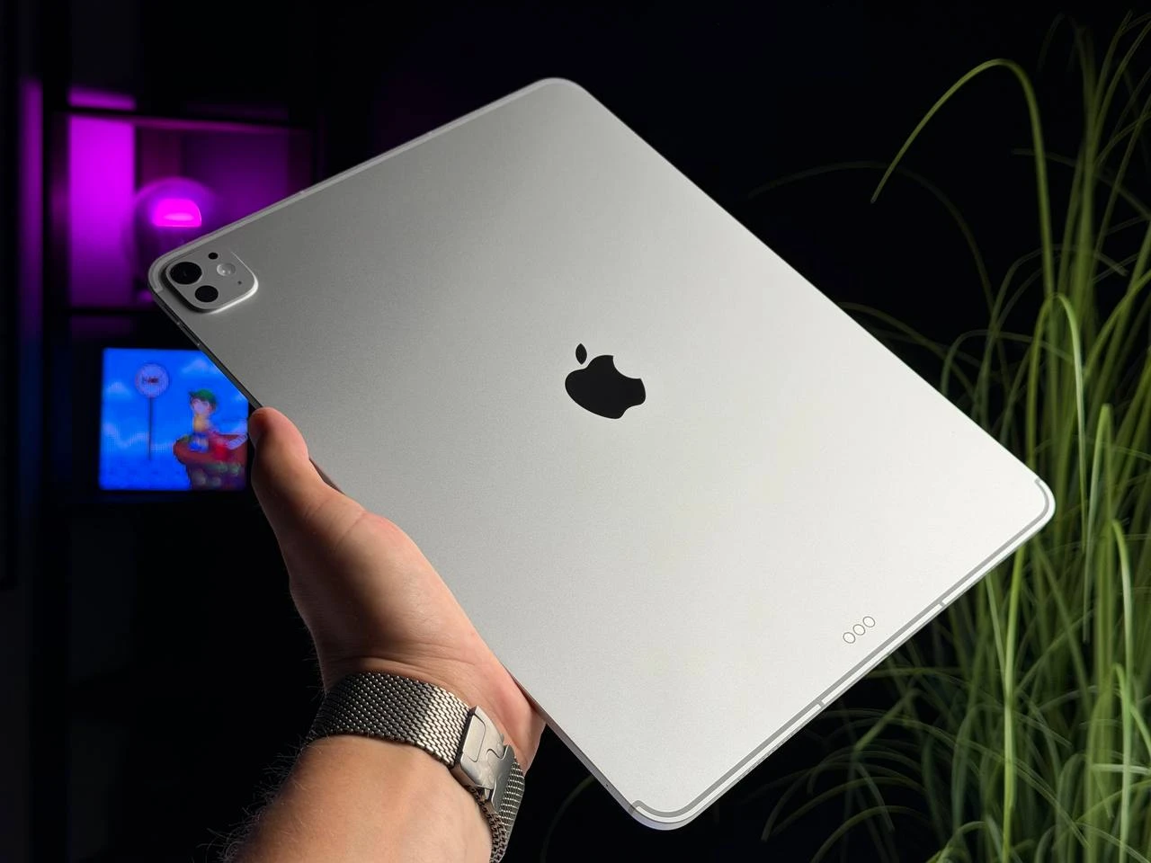 NEW NO BOX Apple iPad Pro 13" M5 2025 Wi-Fi + Cellular 256GB with Standard glass - Silver (ME7X4) - Стан: новий, не активований | Акумулятор: 100% | Комплектація: iPad, кабель | Гарантія: 12 міс.