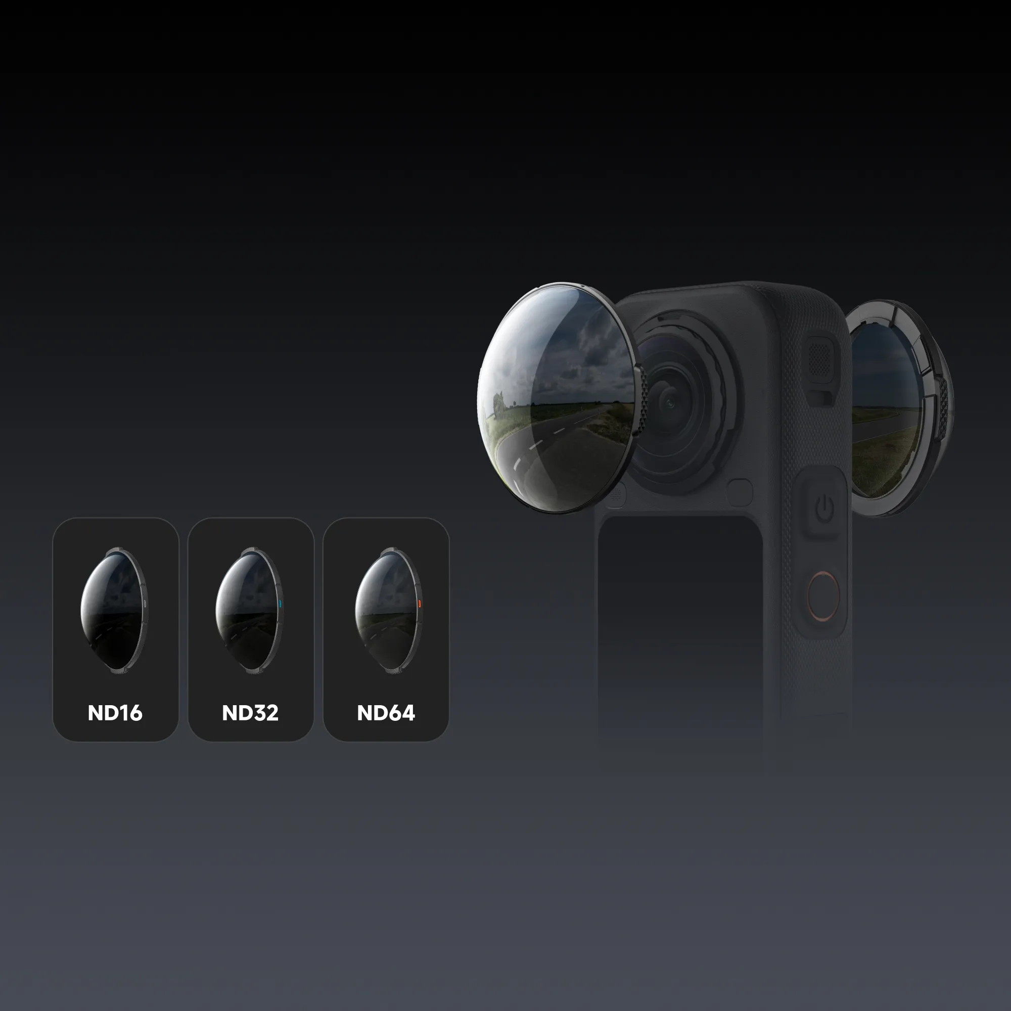 Нейтральный светофильтр Insta360 X6 ND16 Filters (CINSBBXF-01)