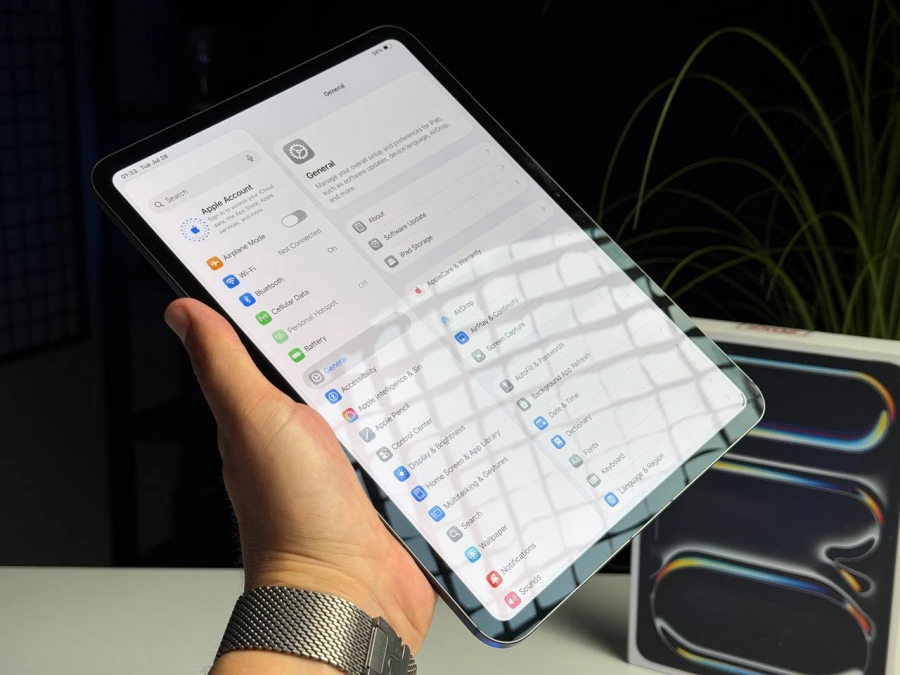 OPEN BOX Apple iPad Pro 11" M5 2025 Wi-Fi + Cellular 256GB with Standard glass - Space Black (ME2N4) - Стан: ідеальний | Акумулятор: 100% | Комплектація: повний | Гарантія: 9 міс.