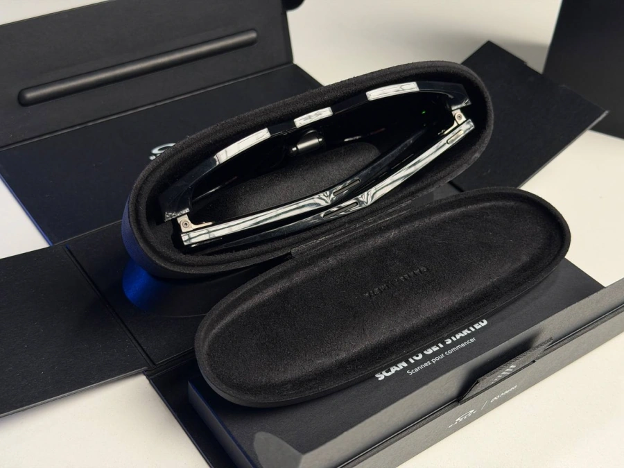 OPEN BOX Смарт-окуляри Oakley | Meta HSTN - Black Frame / Prizm Black Polarized Lenses (OW8002‑0351) - Стан: ідеальний | Акумулятор: 100% | Комплектація: повний | Гарантія: 3 міс.