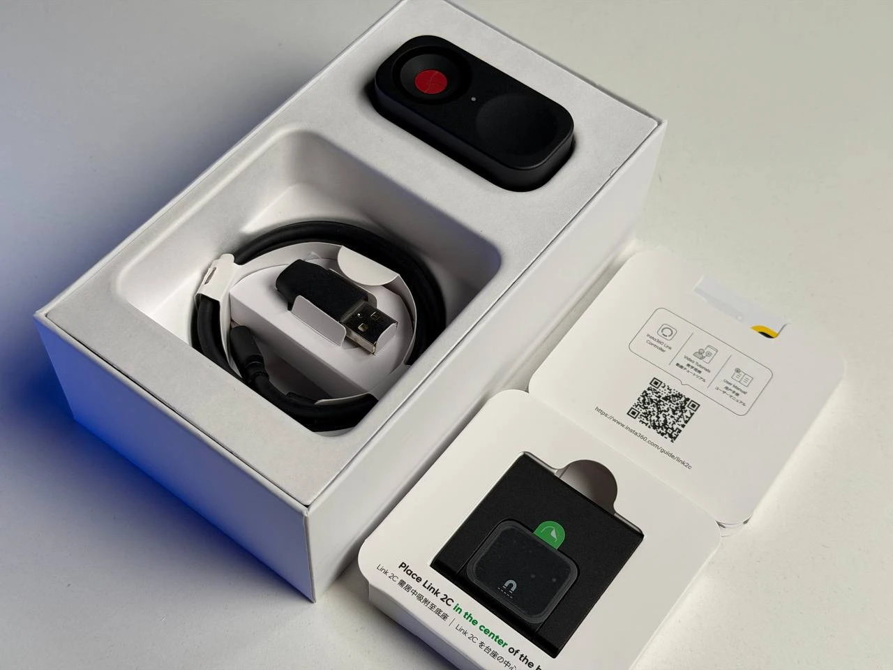 OPEN BOX Веб-камера Insta360 Link 2C [Standard Bundle] - Graphite Black (CINSABNA) - Состояние: идеальное, новая | Комплектация: полный | Гарантия: 3 мес.