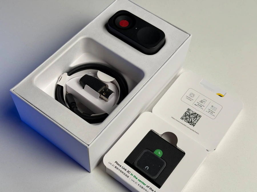OPEN BOX Веб-камера Insta360 Link 2C [Standard Bundle] - Graphite Black (CINSABNA) - Состояние: идеальное, новая | Комплектация: полный | Гарантия: 3 мес.