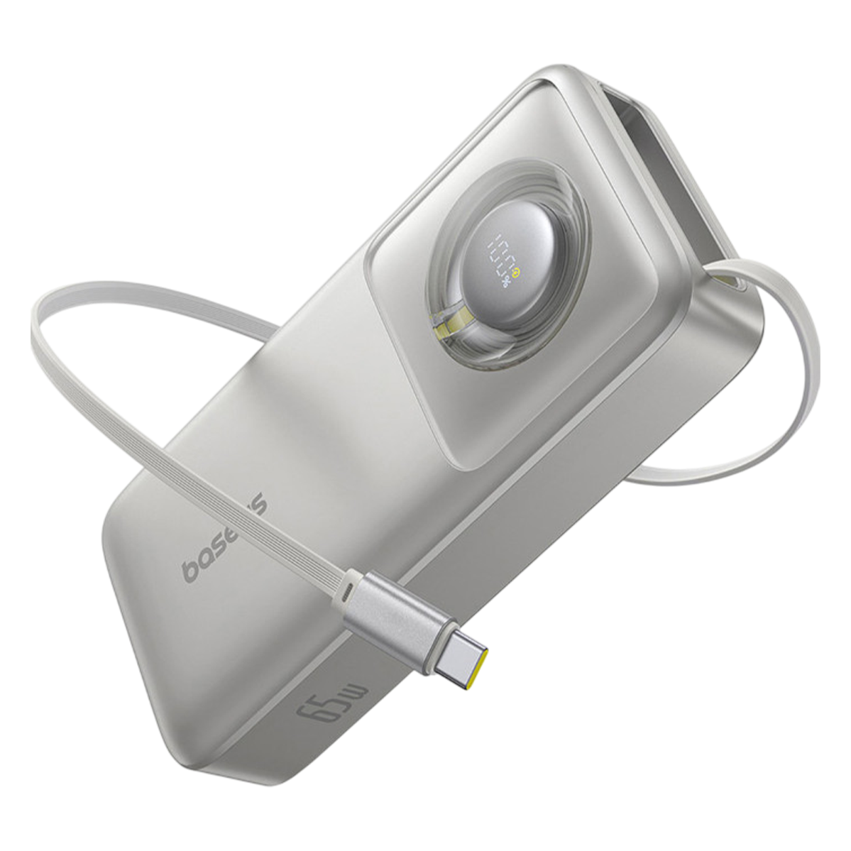 Павербанк с выдвижным кабелем Baseus Free2Pull Power Bank 20000mAh 65W - Lunar Gray (P10073700843-00)