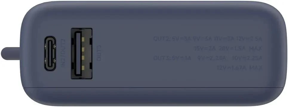 Павербанк Xiaomi 33W Power Bank 10000mAh з вбудованим кабелем - Blue (BHR9341GL)