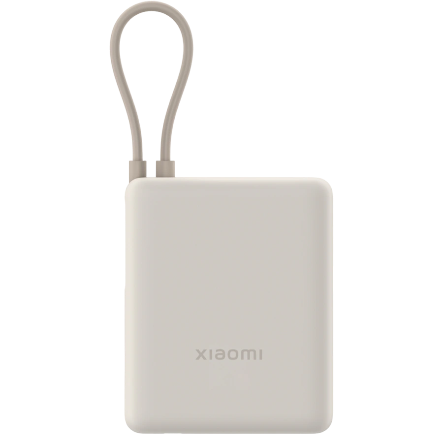 Павербанк Xiaomi 33W Power Bank 10000mAh з вбудованим кабелем - Tan (BHR9333GL)