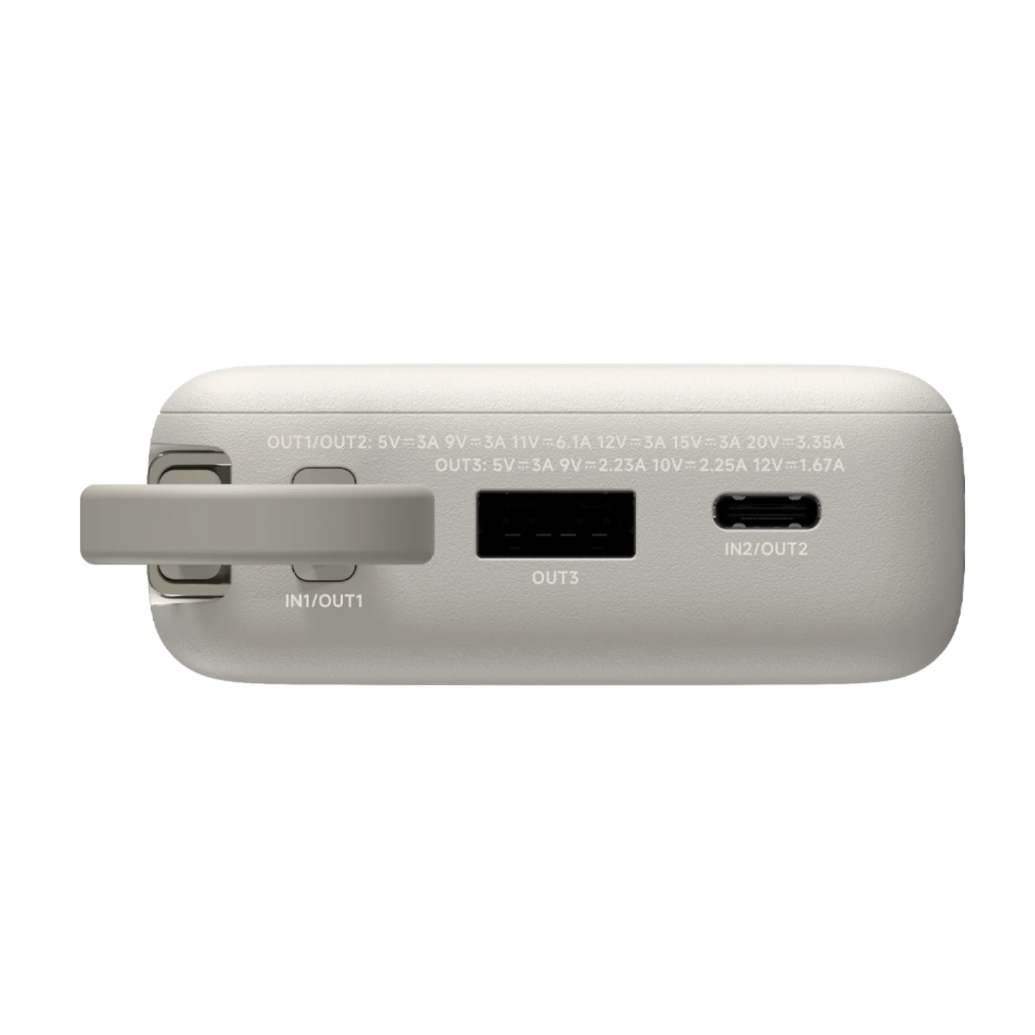 Павербанк Xiaomi 67W Power Bank 10000mAh з вбудованим кабелем - Beige (BHR08O0GL)