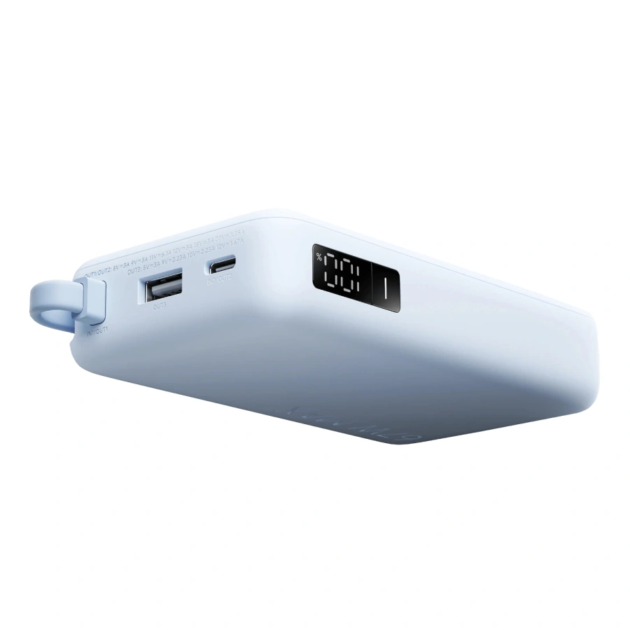 Павербанк Xiaomi 67W Power Bank 10000mAh з вбудованим кабелем - Blue (BHR08NZGL)