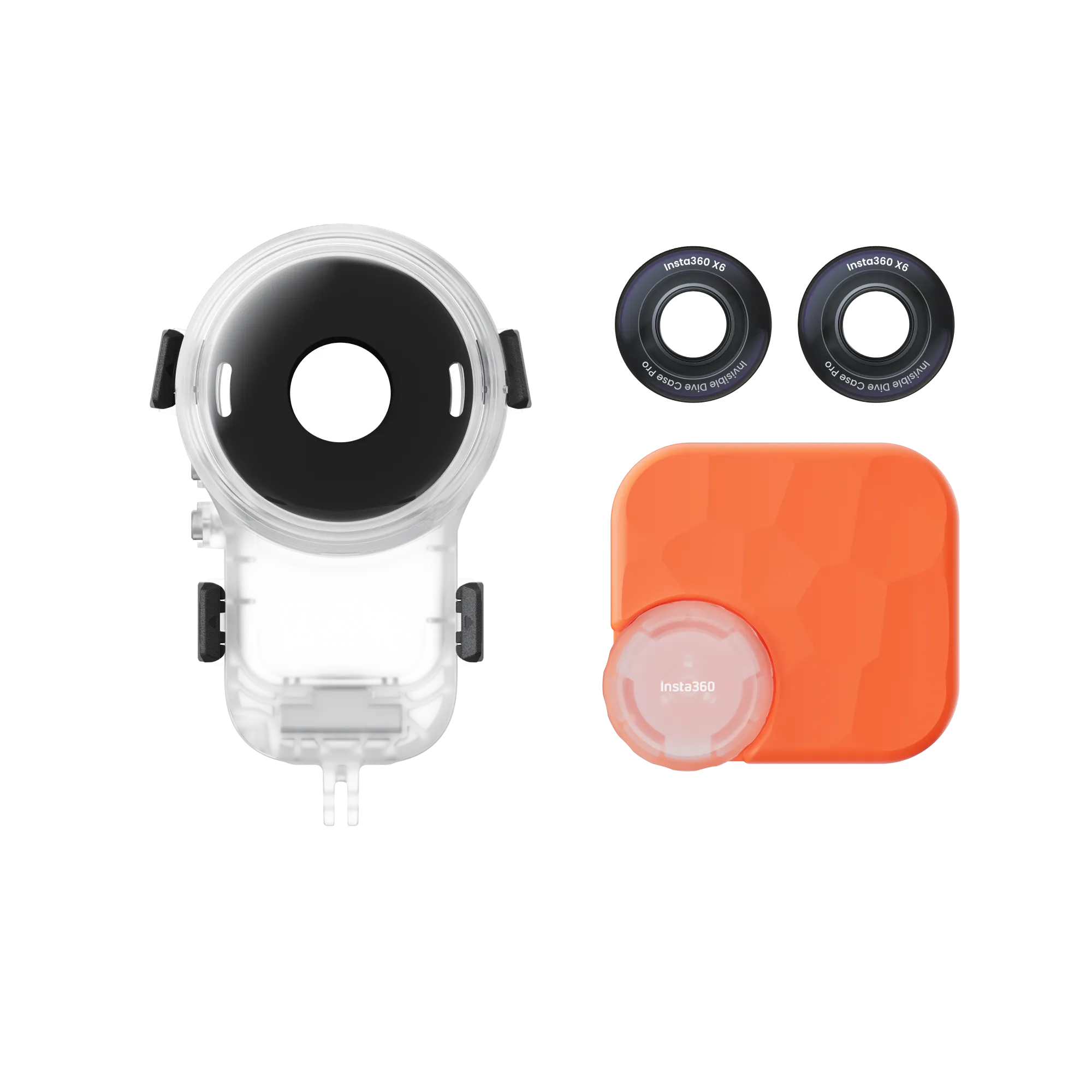 Подводный бокс для 360° съемки Insta360 X6 Invisible Dive Case Pro (CINSBBXG)
