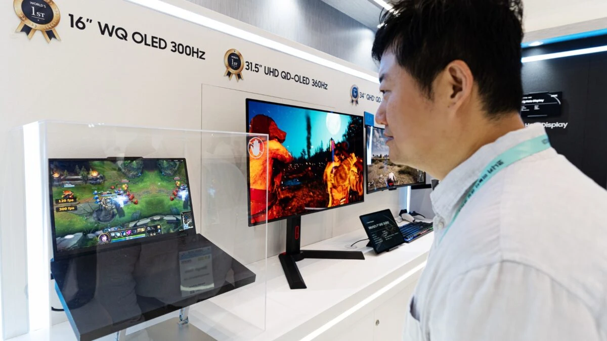 Samsung анонсировала первый в мире 300 Гц OLED-дисплей для ноутбуков