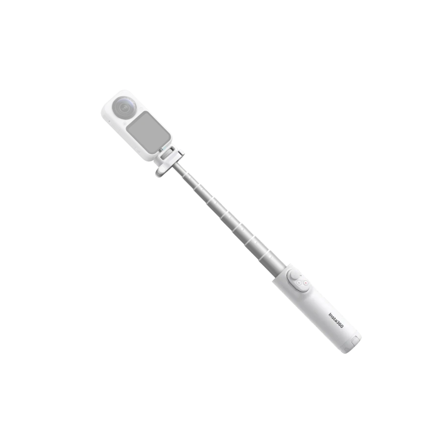 Складаний подовжений селфі-монопод з пультом Insta360 Foldable Selfie Stick Remote Kit Extended Edition - Arctic White