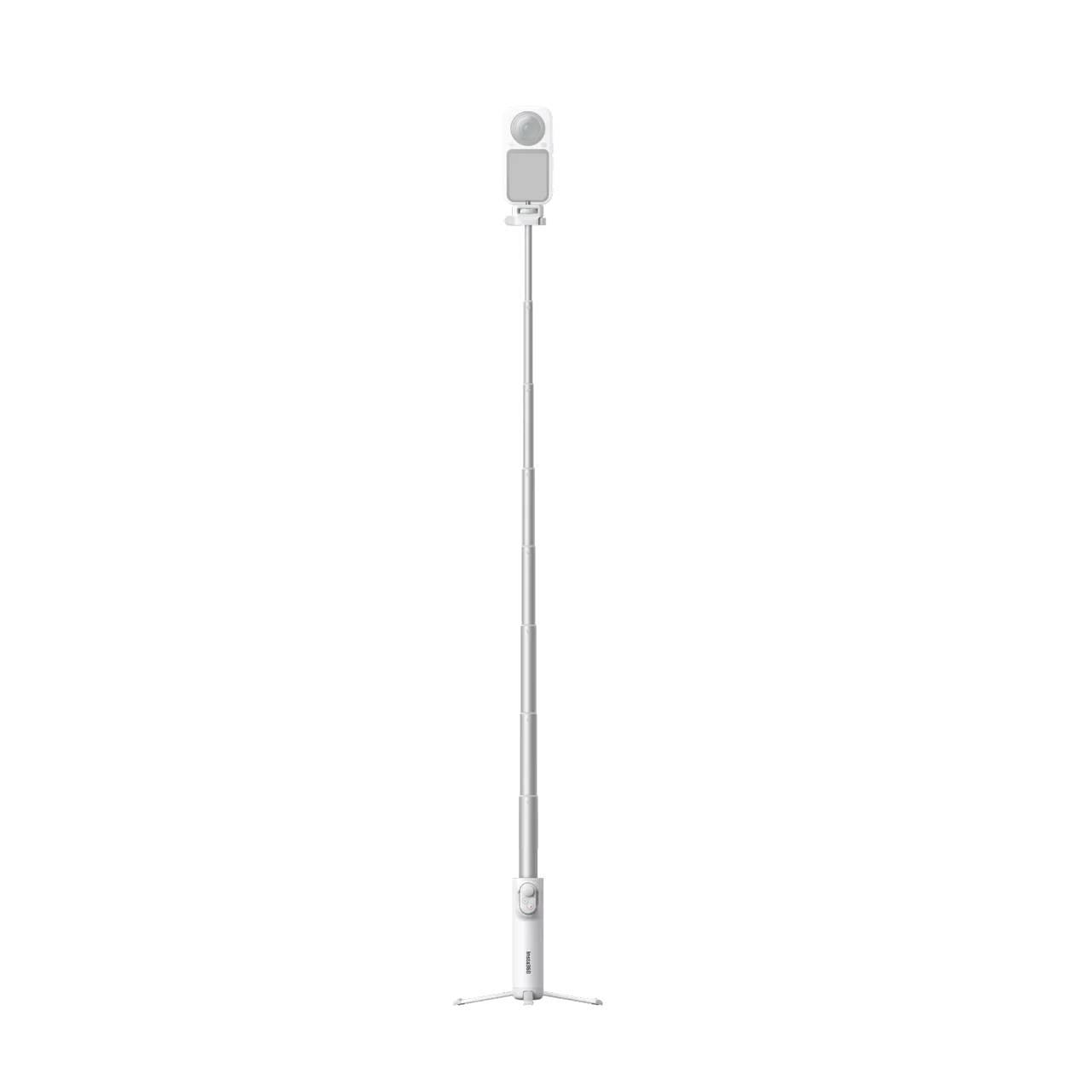 Складаний подовжений селфі-монопод з пультом Insta360 Foldable Selfie Stick Remote Kit Extended Edition - Arctic White