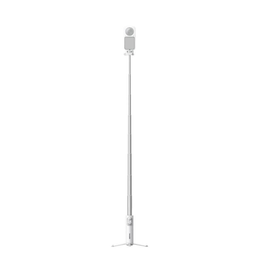 Складаний подовжений селфі-монопод з пультом Insta360 Foldable Selfie Stick Remote Kit Extended Edition - Arctic White