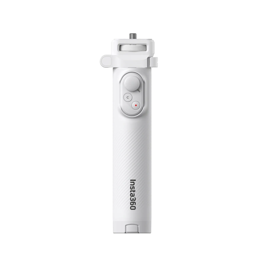 Складаний селфі-монопод з пультом Insta360 Foldable Selfie Stick Remote Kit Lightweight Edition - Arctic White