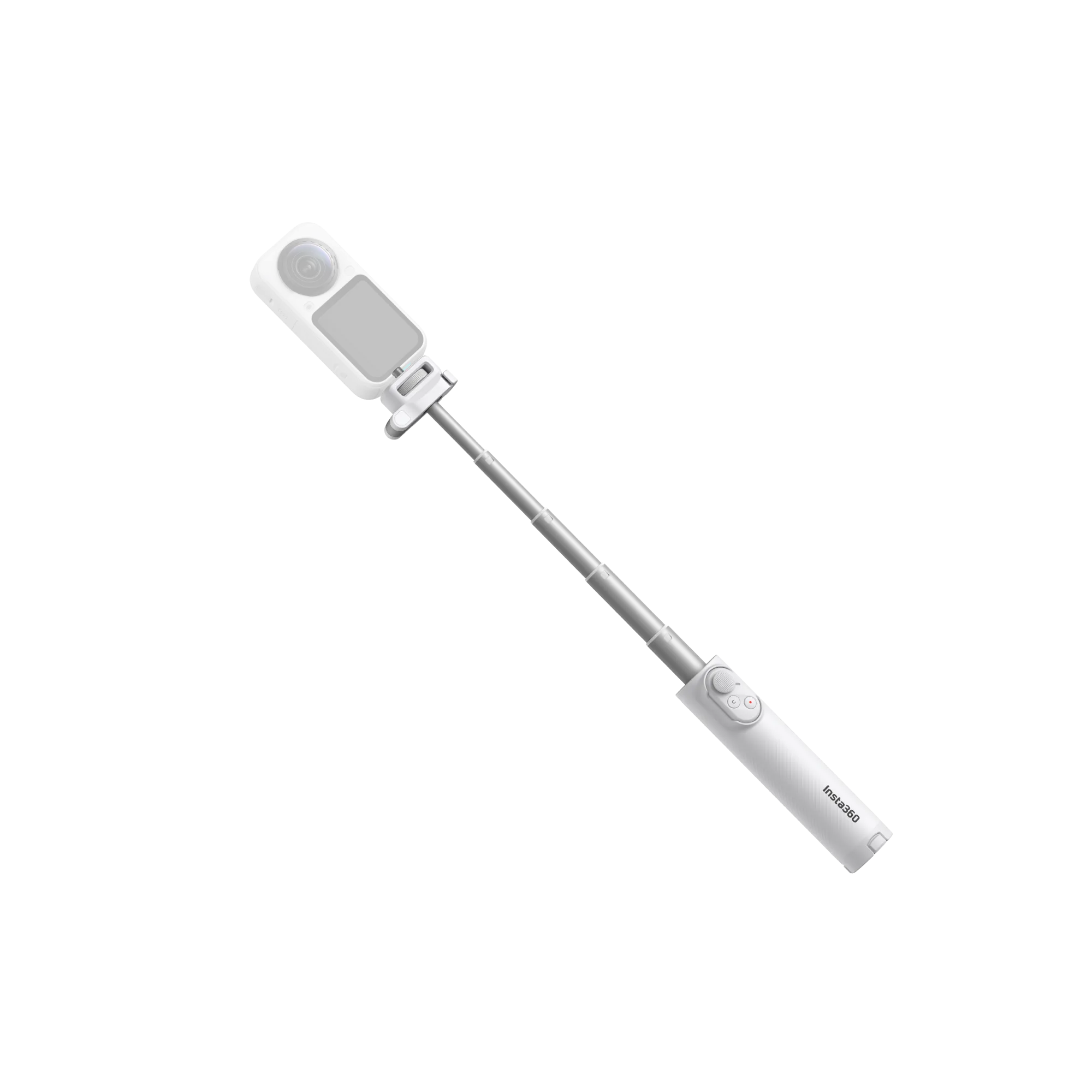 Складаний селфі-монопод з пультом Insta360 Foldable Selfie Stick Remote Kit Lightweight Edition - Arctic White