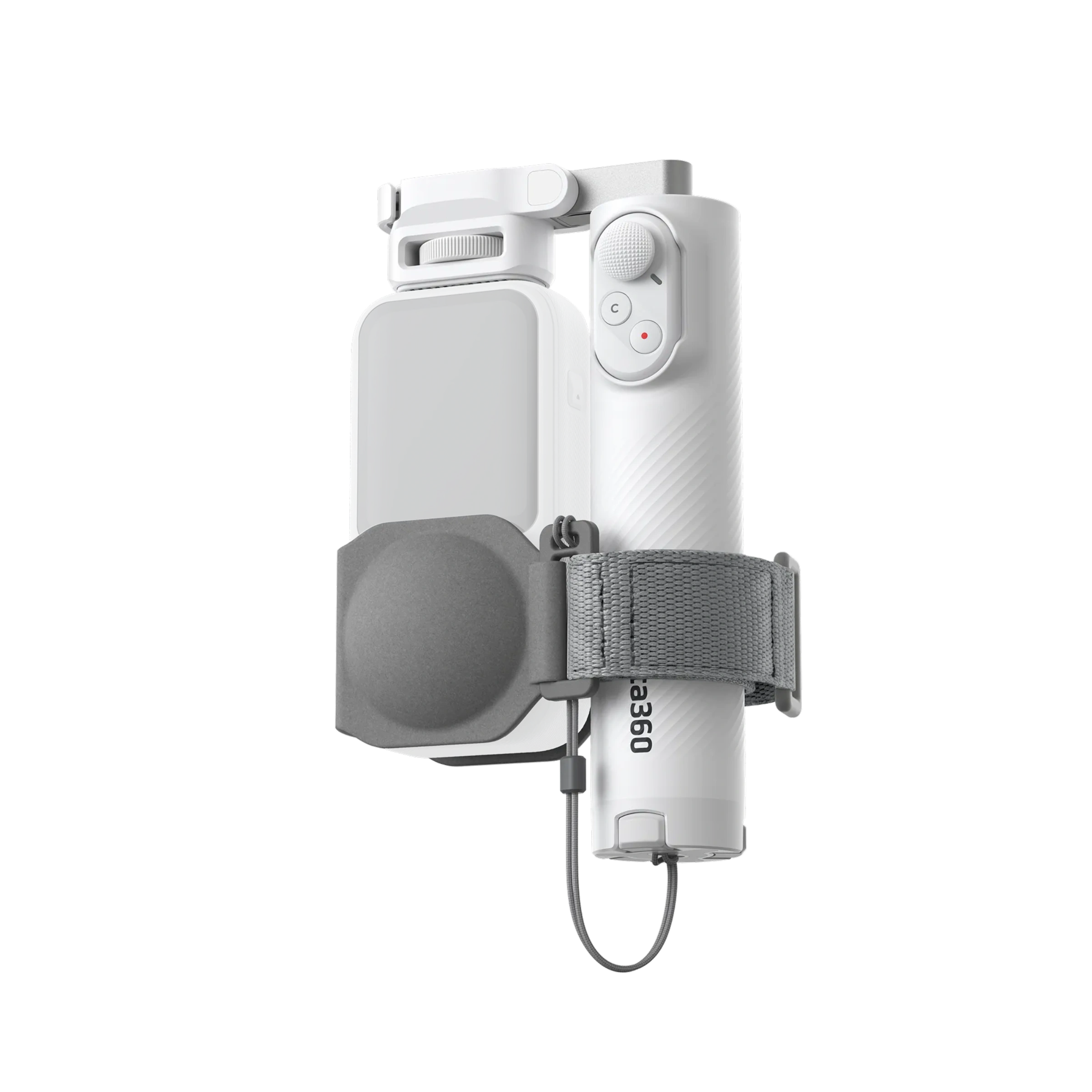 Складаний селфі-монопод з пультом Insta360 Foldable Selfie Stick Remote Kit Lightweight Edition - Arctic White