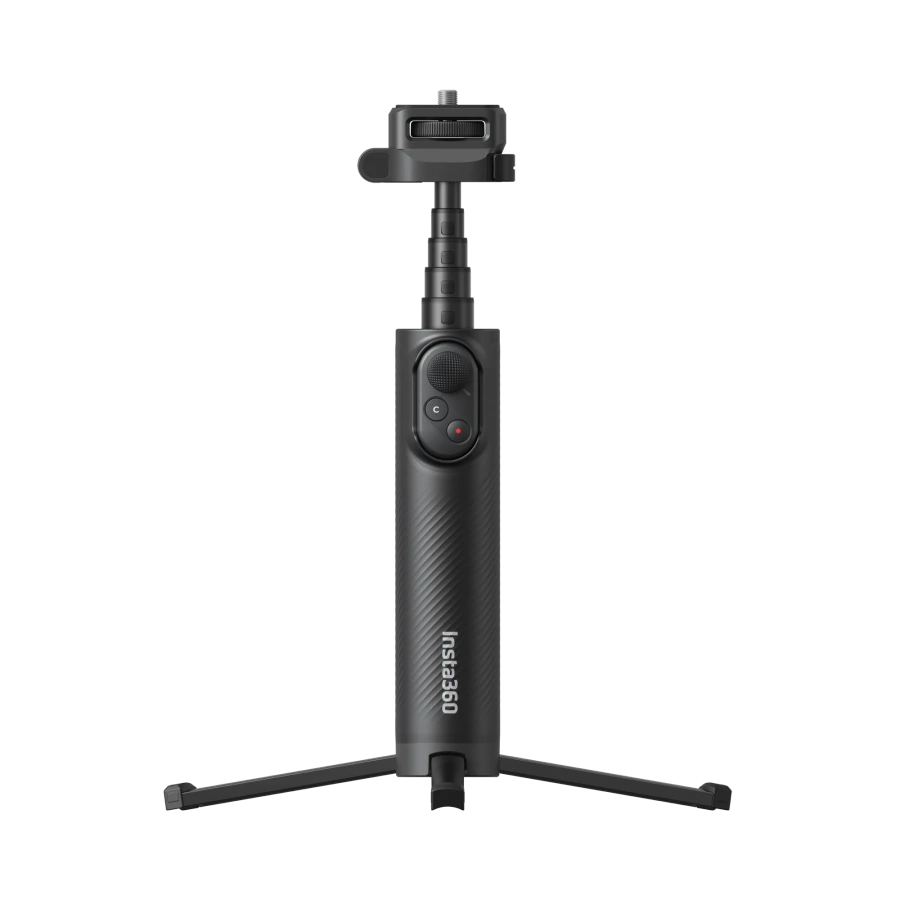 Складаний селфі-монопод з пультом Insta360 Foldable Selfie Stick Remote Kit Lightweight Edition - Midnight Black (CINSHAVR-01)