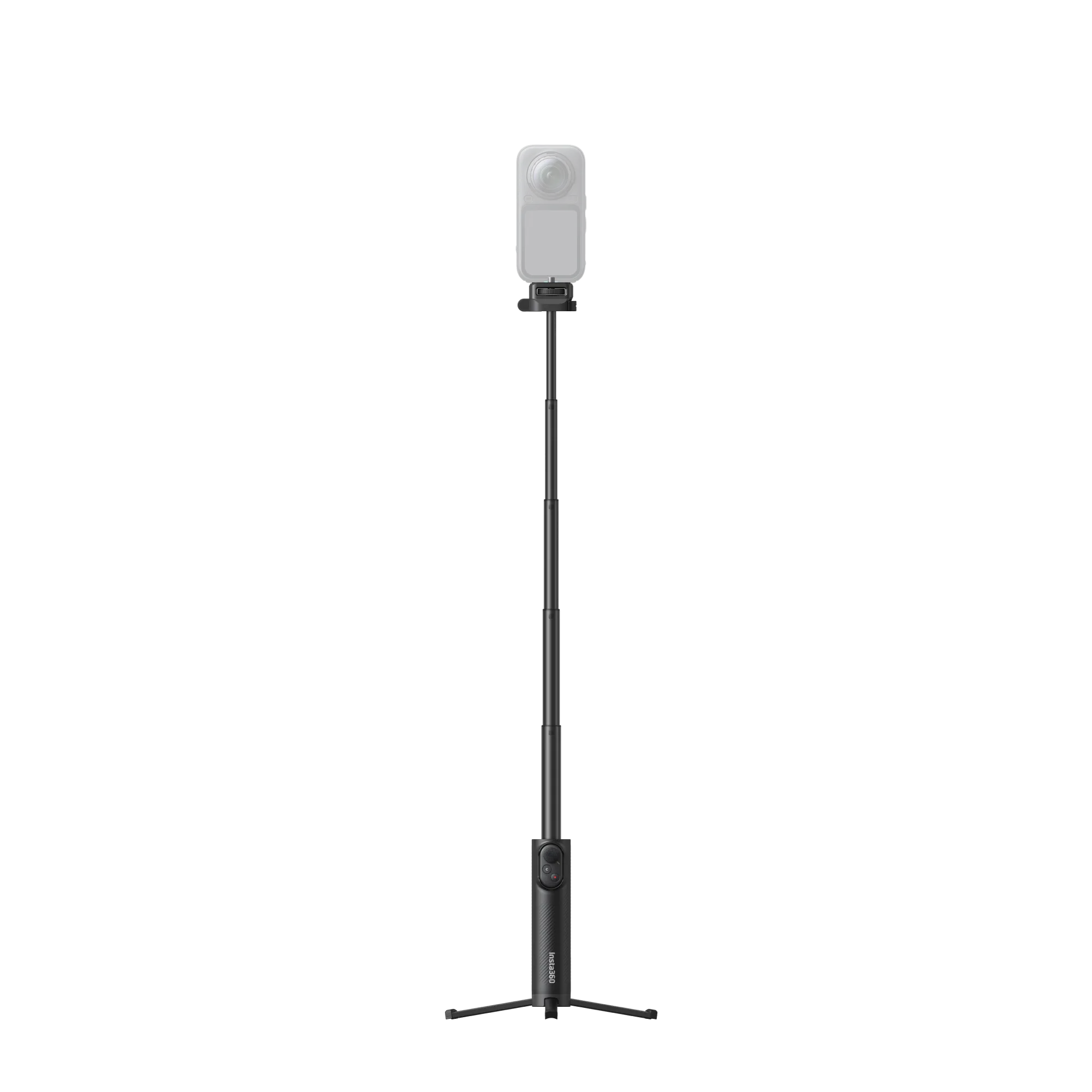 Складаний селфі-монопод з пультом Insta360 Foldable Selfie Stick Remote Kit Lightweight Edition - Midnight Black (CINSHAVR-01)