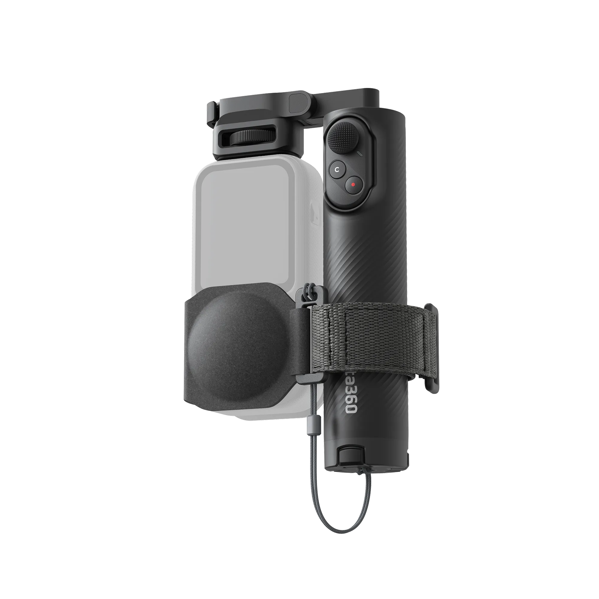 Складаний селфі-монопод з пультом Insta360 Foldable Selfie Stick Remote Kit Lightweight Edition - Midnight Black (CINSHAVR-01)