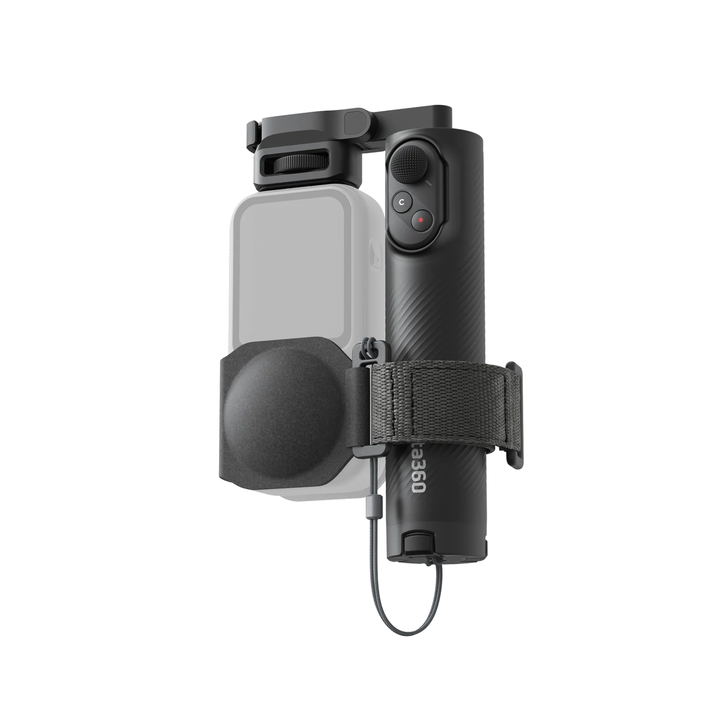 Складаний селфі-монопод з пультом Insta360 Foldable Selfie Stick Remote Kit Lightweight Edition - Midnight Black (CINSHAVR-01)