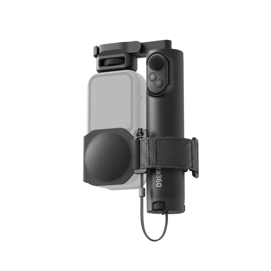 Складаний селфі-монопод з пультом Insta360 Foldable Selfie Stick Remote Kit Lightweight Edition - Midnight Black (CINSHAVR-01)