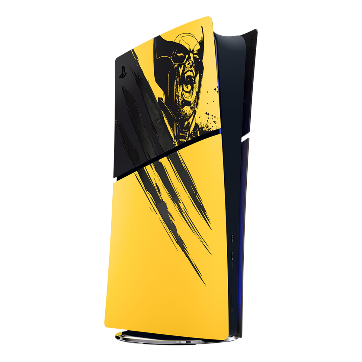 Стаціонарна ігрова приставка Sony PlayStation 5 Slim Digital Edition 825GB - Marvel’s Wolverine Battle Yellow Limited Edition Bundle