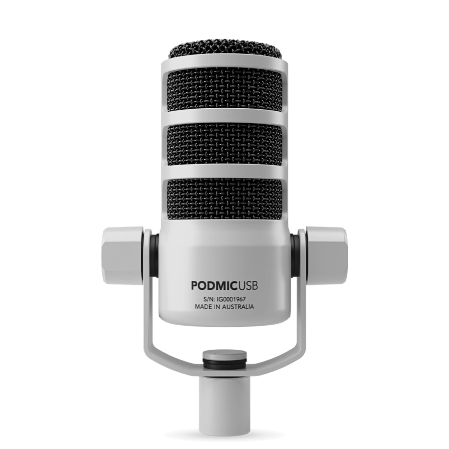 Студійний мікрофон RODE PodMic USB - White (PODMICUSBW)