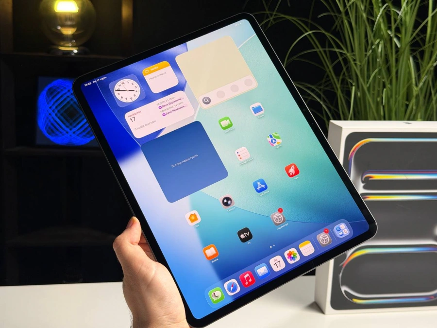 ВІТРИННИЙ Планшет Apple iPad Pro 13" M5 2025 Wi-Fi + Cellular 256GB with Standard glass - Space Black (ME7W4) - Стан: ідеальний | Акумулятор: 100% | Комплектація: повний | Гарантія: 3 міс.