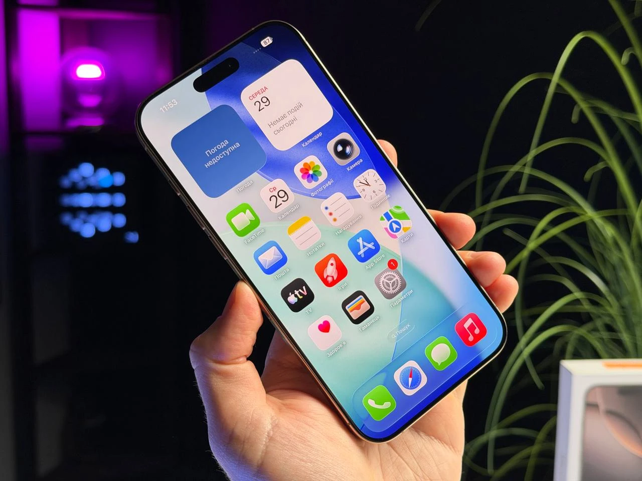 ВЖИВАНИЙ Б/У Apple iPhone 16 Pro Max 1TB Desert Titanium (MYX63) - Стан: ідеальний | Акумулятор: 91% | Комплектація: повний | Гарантія: 3 міс.