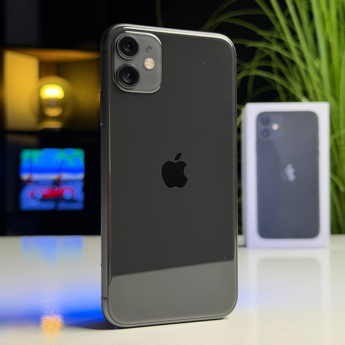ВЖИВАНИЙ Б/У Apple iPhone 11 128GB Black (MHCX3, MHDH3) - Состояние: удовлетворительный | Аккумулятор: 100% | Комплектация: полный | Гарантия: 3 мес.