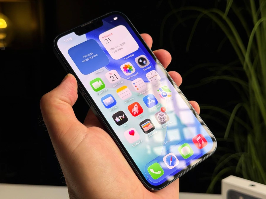 ВЖИВАНИЙ Б/У Apple iPhone 13 256GB Midnight (MLMU3, MLQ63) - Стан: гарний | Акумулятор: 88% | Комплектація: повний | Гарантія: 3 міс.
