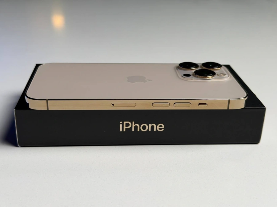 ВЖИВАНИЙ Б/У Apple iPhone 13 Pro 256GB Gold (MLTY3, MLVK3) - Состояние: хороший | Аккумулятор: 100% | Комплектация: полный | Гарантия: 3 мес.