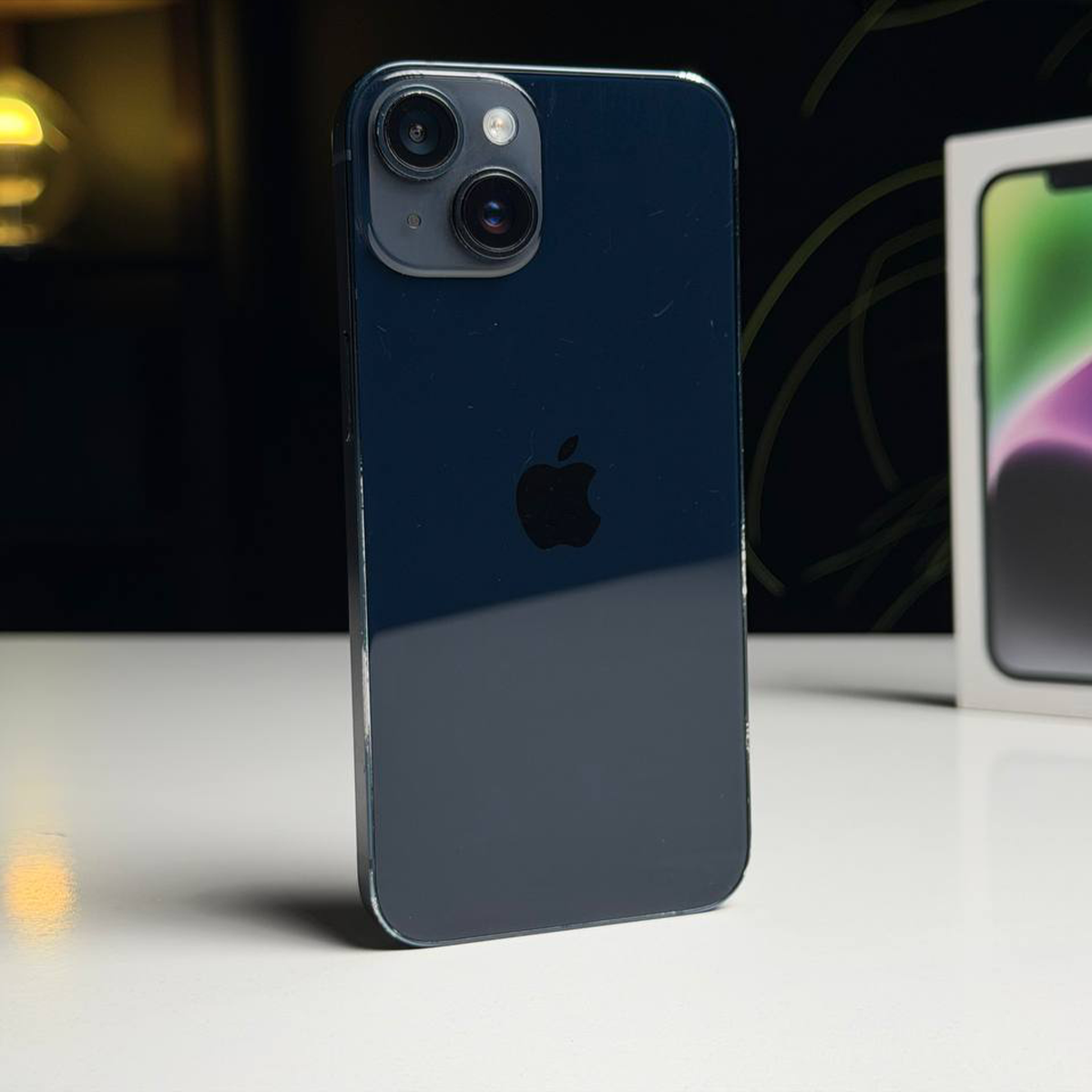 ВЖИВАНИЙ Б/У Apple iPhone 14 128GB Midnight (MPUF3) - Стан: задовільний | Акумулятор: 100% | Комплектація: повний | Гарантія: 3 міс.