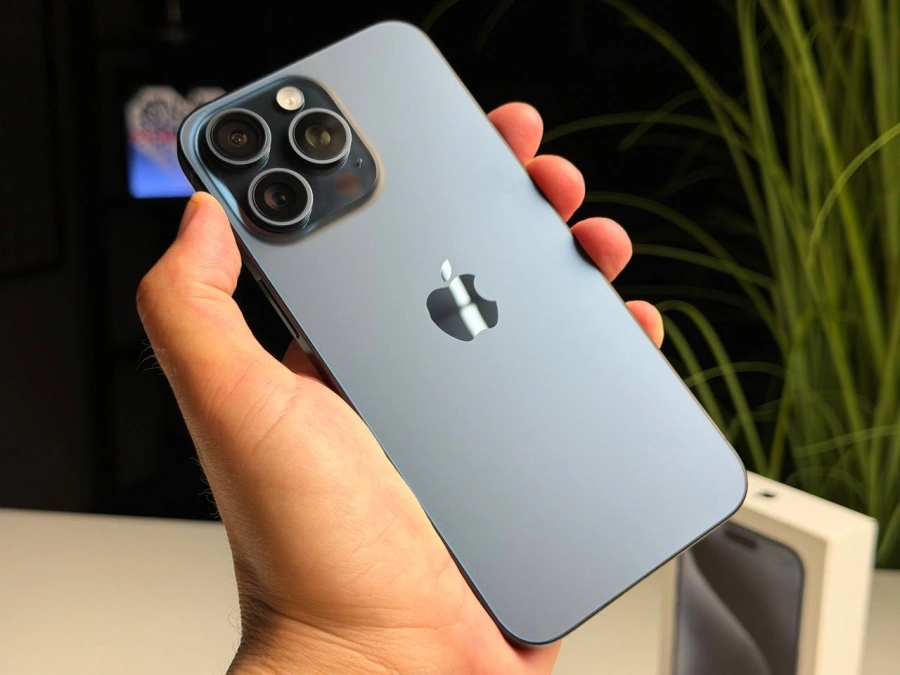 ВЖИВАНИЙ Б/У Apple iPhone 15 Pro Max 256GB Blue Titanium (MU7A3) - Стан: ідеальний | Акумулятор: 91% | Комплектація: повний | Гарантія: 3 міс.