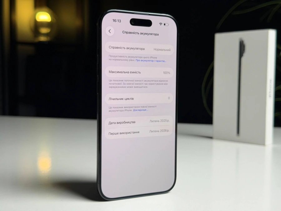 OPEN BOX Apple iPhone Air 256GB Space Black (MG2L4, MG184, MG274) - Стан: ідеальний | Акумулятор: 100% | Комплектація: повний | Гарантія: 3 міс.