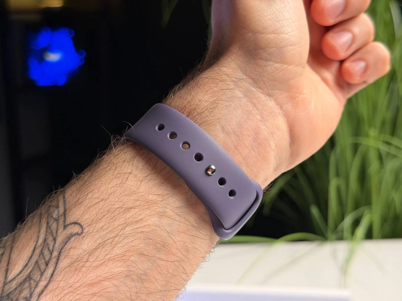 ВИТРИННЫЙ Apple Watch Series 11 GPS 42mm Silver Aluminum Case with Purple Fog Sport Band - S/M (MEU64) - Состояние: идеальный | Аккумулятор: 100% | Комплектация: полный | Гарантия: 3 мес.