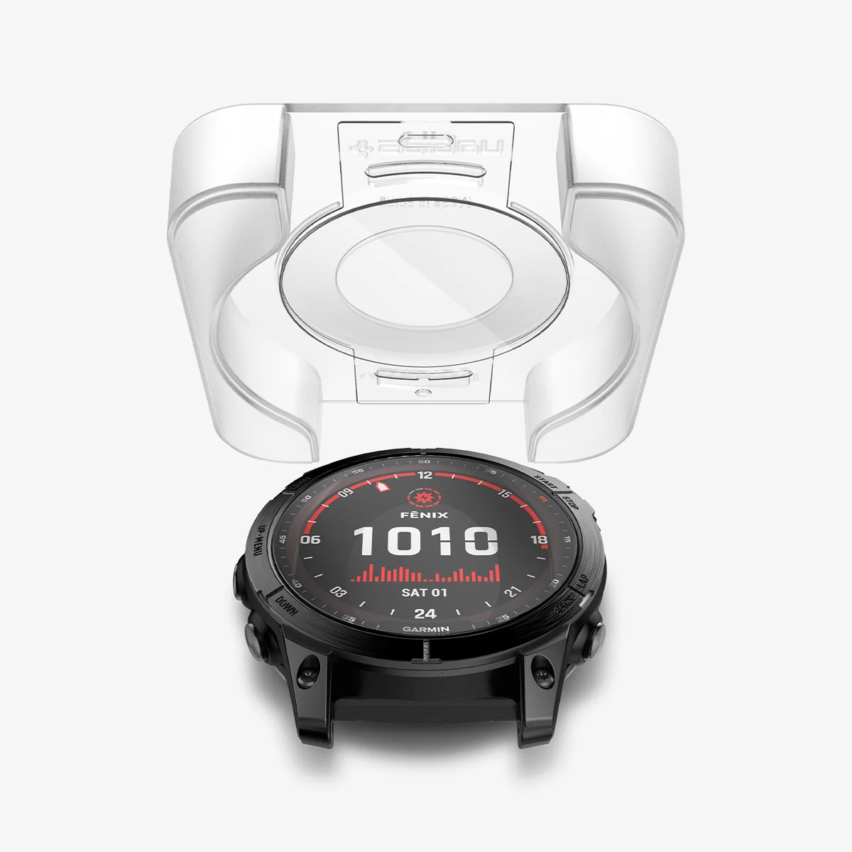 Защитное стекло Spigen GLAS.tR EZ Fit for Garmin Fenix 7X/Fenix 8 Pro/Fenix 8 [51mm] (AGL04633)