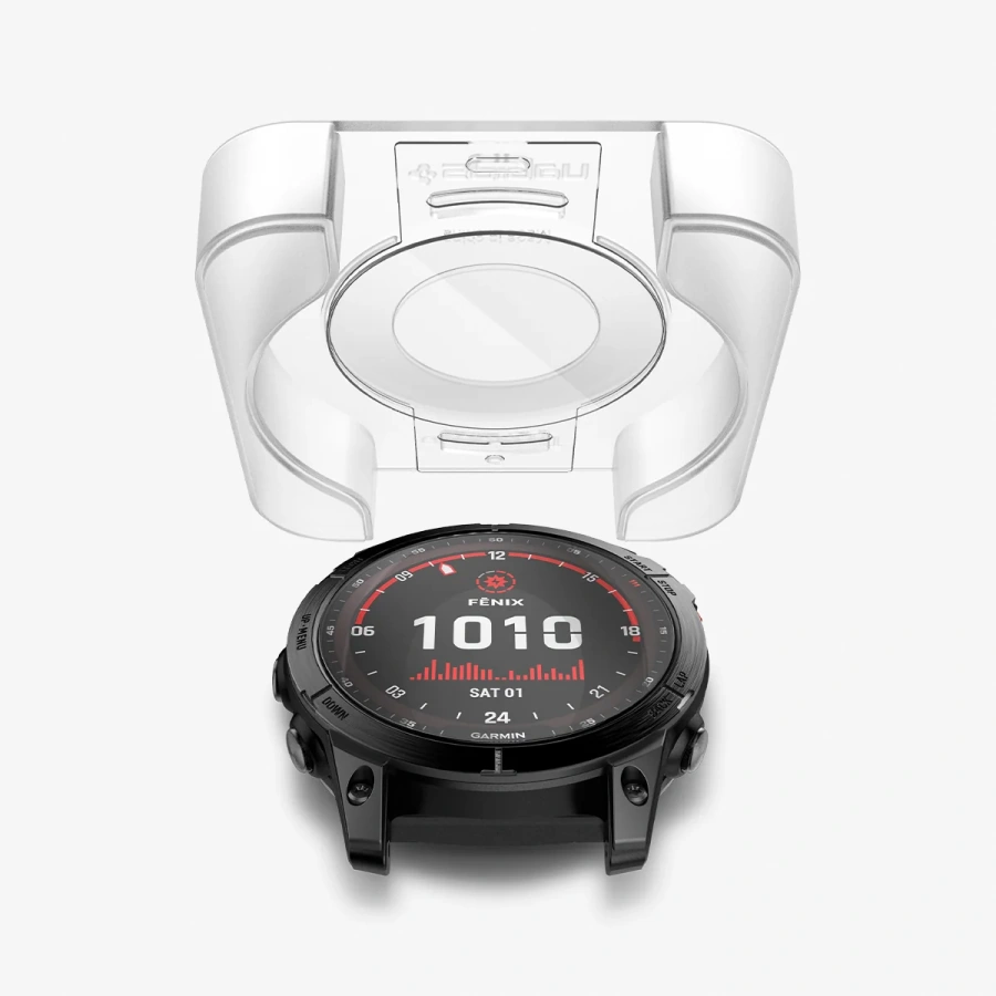 Защитное стекло Spigen GLAS.tR EZ Fit for Garmin Fenix 7X/Fenix 8 Pro/Fenix 8 [51mm] (AGL04633)