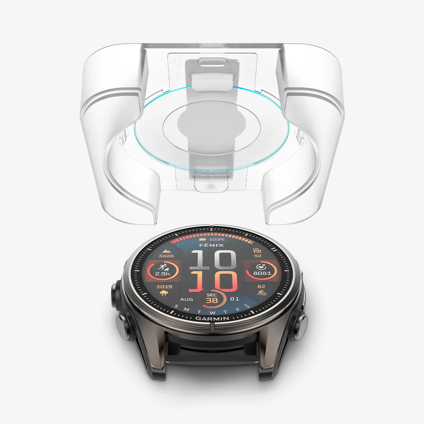 Защитное стекло Spigen GLAS.tR EZ Fit for Garmin Fenix 8 [43mm] (AGL09159)