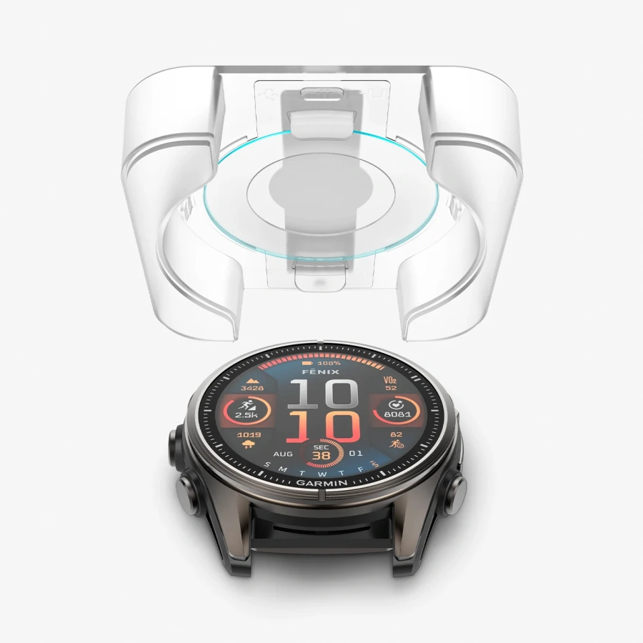 Защитное стекло Spigen GLAS.tR EZ Fit for Garmin Fenix 8 [43mm] (AGL09159)