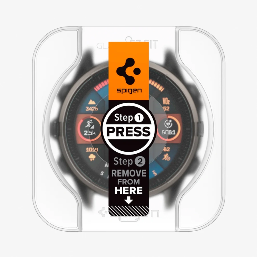 Защитное стекло Spigen GLAS.tR EZ Fit for Garmin Fenix 8 [43mm] (AGL09159)