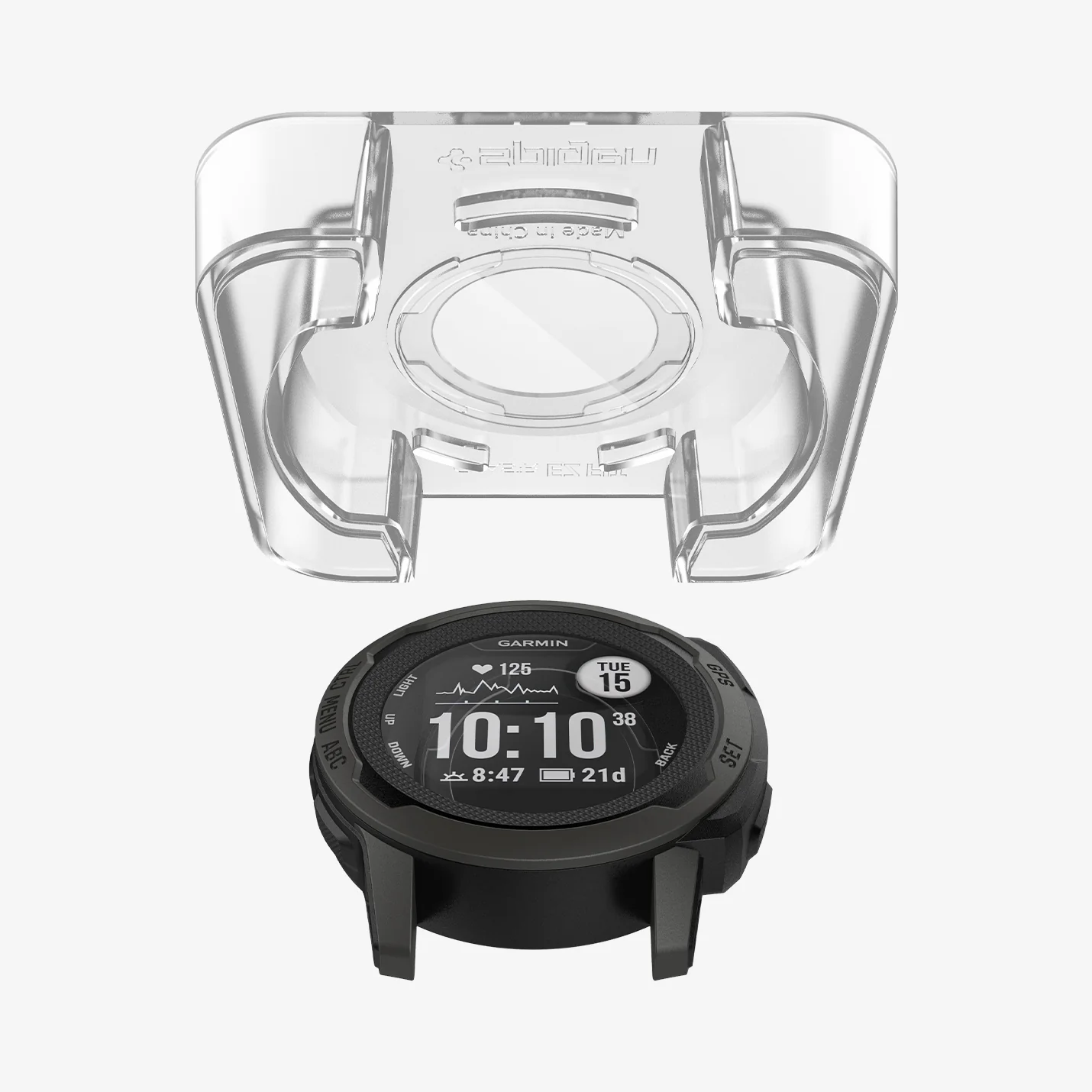 Защитное стекло Spigen GLAS.tR EZ Fit for Garmin Instinct 2S (AGL05263)