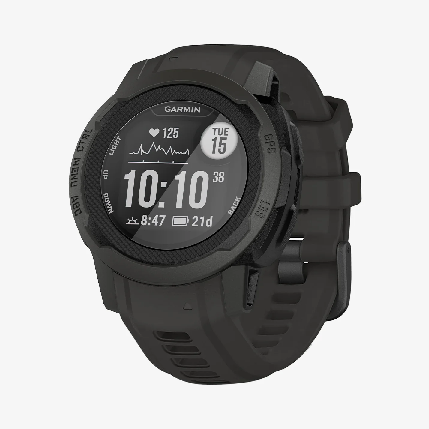 Защитное стекло Spigen GLAS.tR EZ Fit for Garmin Instinct 2S (AGL05263)