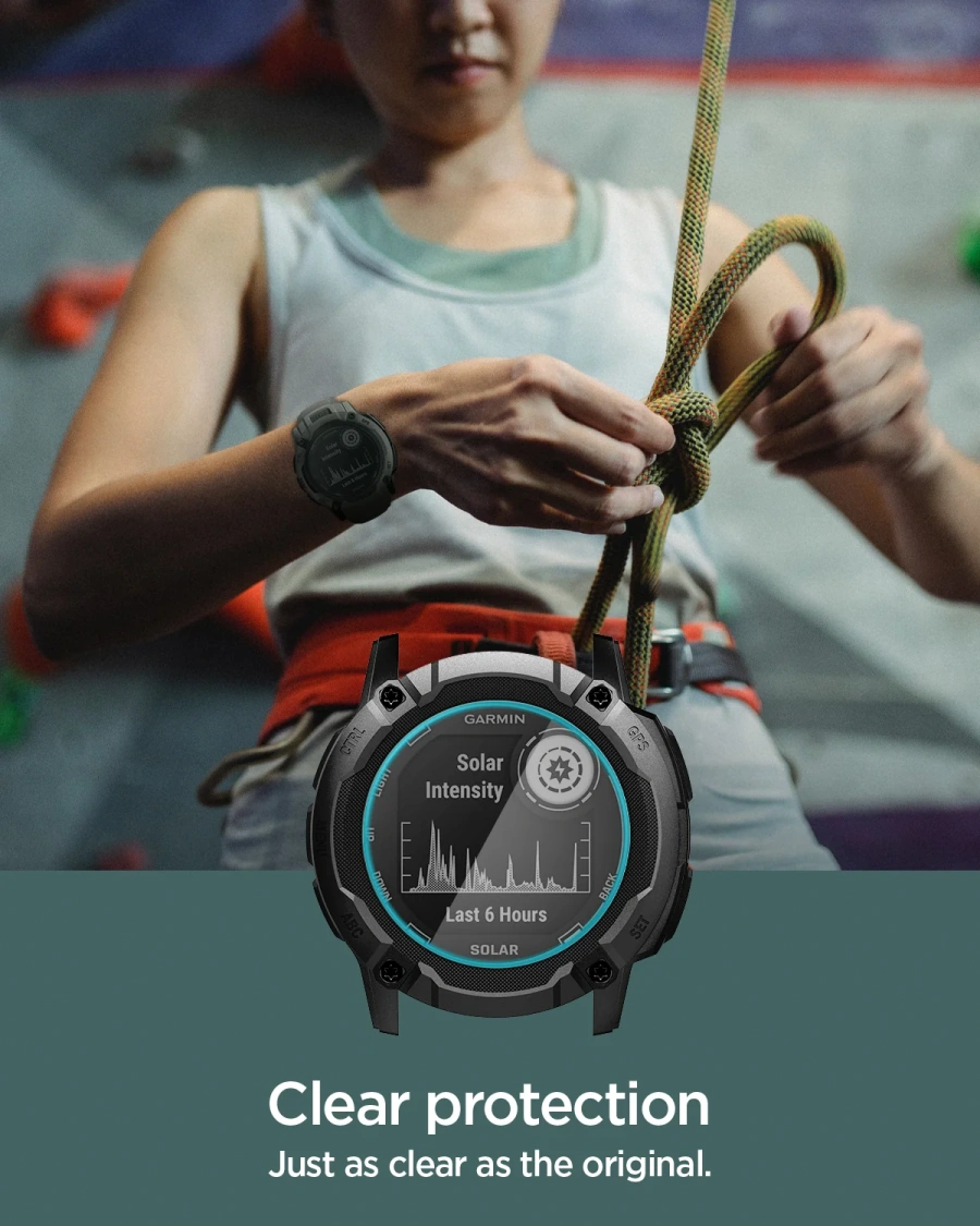 Защитное стекло Spigen GLAS.tR EZ Fit for Garmin Instinct 2X Solar (AGL09345)