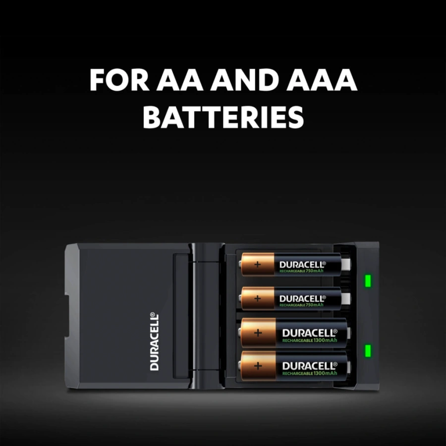 Зарядний пристрій Duracell Hi-Speed Charger CEF27 + 2×AA HR6 1300mAh + 2×AAA HR03 750mAh (5007500)
