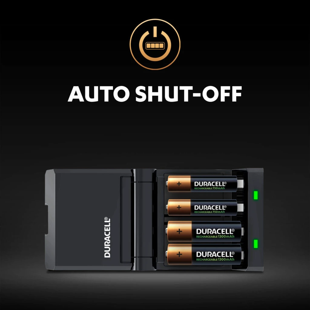 Зарядний пристрій Duracell Hi-Speed Charger CEF27 + 2×AA HR6 1300mAh + 2×AAA HR03 750mAh (5007500)