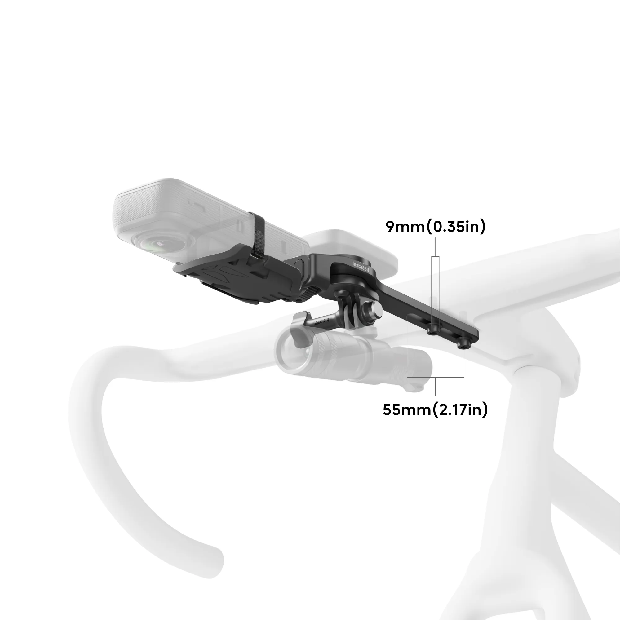 Кріплення для велокомп'ютера на інтегроване кермо Insta360 Bike Computer Mount - Integrated Handlebars [Pro]